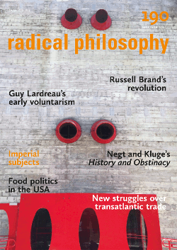 Radical Philosophy 190 jacket