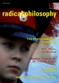 Radical Philosophy 159 jacket