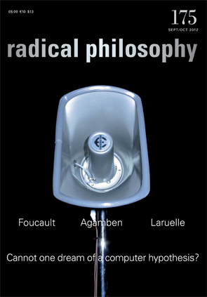 Radical Philosophy 175 jacket