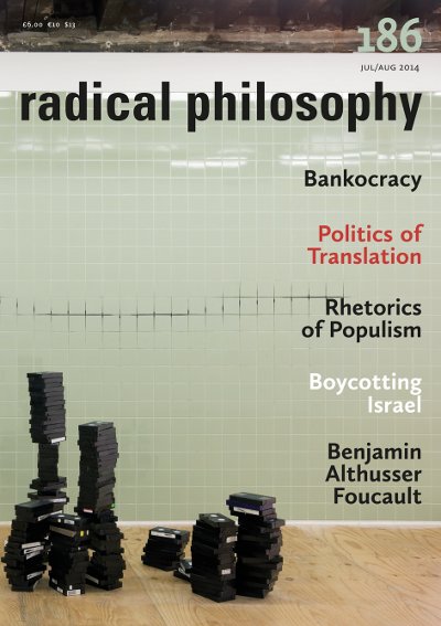 Radical Philosophy 186 jacket