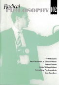Radical Philosophy 102 jacket