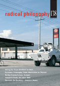 Radical Philosophy 138 jacket