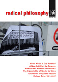 Radical Philosophy 146 jacket