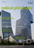 Radical Philosophy 154 jacket