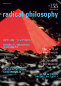 Radical Philosophy 155 jacket