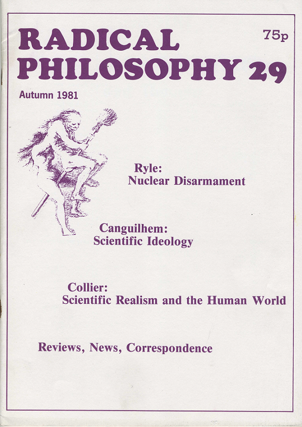 Radical Philosophy 029 jacket