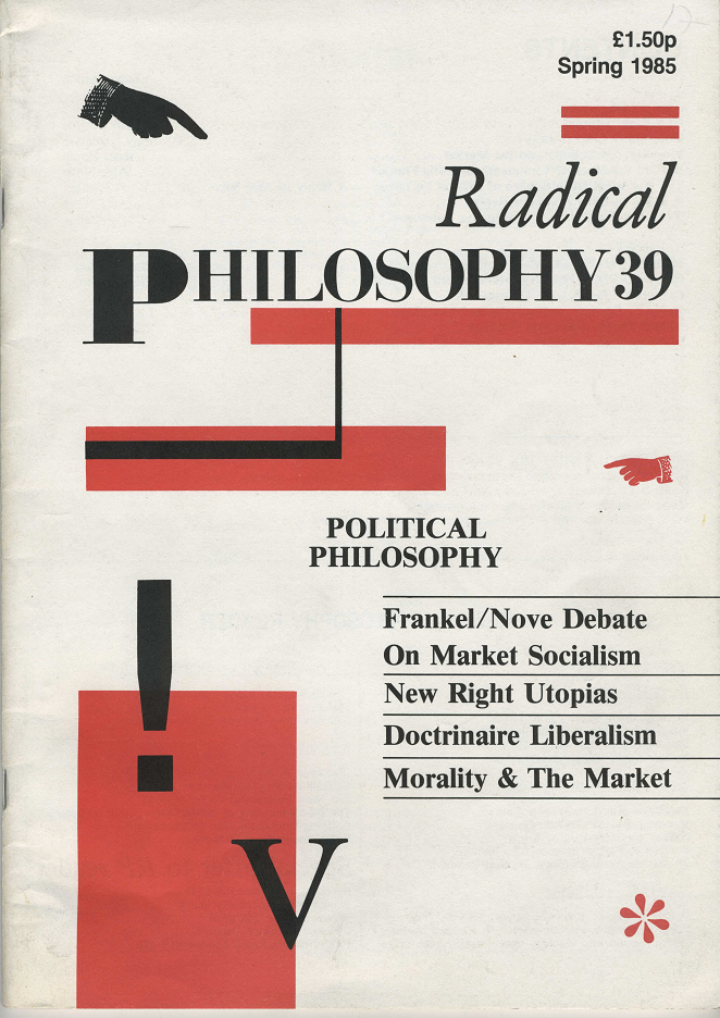 Radical Philosophy 039 jacket
