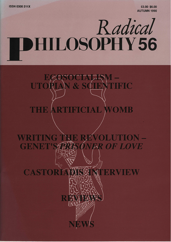 Radical Philosophy 056 jacket