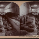 Photograph of interior of Old Egyptian Fort, destroyed by English Fleet. July 1882, Alexandria, Egypt.