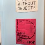 Poster from the Radical Philosophy conference at HKW in 2015