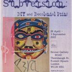 Poster of a conference at SOAS called Crafting Subversion: DIY and Decolonial Print